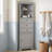 Tall Freestanding Bathroom Corner Cabinet with Adjustable Shelves, Doors and Triangle Drawers-1765905896