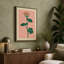 Single Stem in Pink Botanical - Wrapped Canvas-876892248-876892323