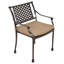 Chaise de patio avec coussin