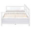 Lit de jour pleine grandeur avec pieds de soutien, canapé-lit convertible pour le confort et la durabilité, parfait pour tout décor.-93286983