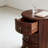 Wood Round Bedside Table | Multi-Functional Side End Table | Gift Idea