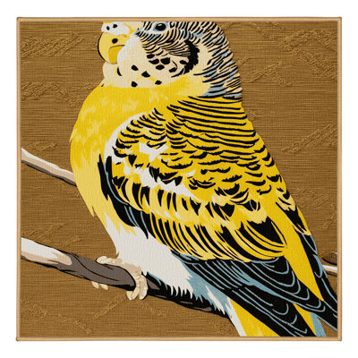  Tapis lavable jaune à chevron perruche