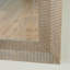 Delicate Basketweave Rectangle Solid Wood Mirror