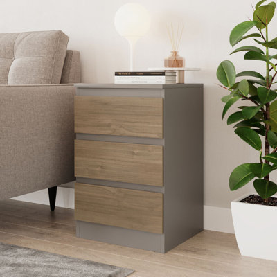 Quanterrius Solid Wood Rectangle Accent Cabinet