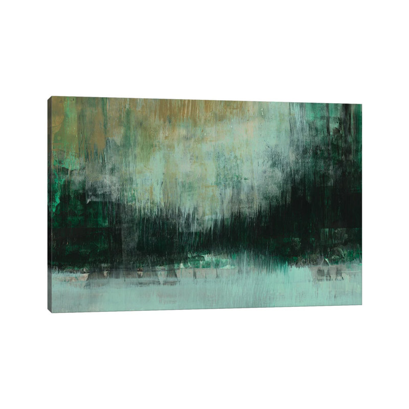 Emerald Grotto II by Jennifer Goldberger - Wrapped Canvas Gallery-Wrapped Canvas Giclée, 66.04 cm H x 45.72 cm W