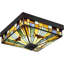 Plafonnier encastré 3 lumières 14 po Inglenook