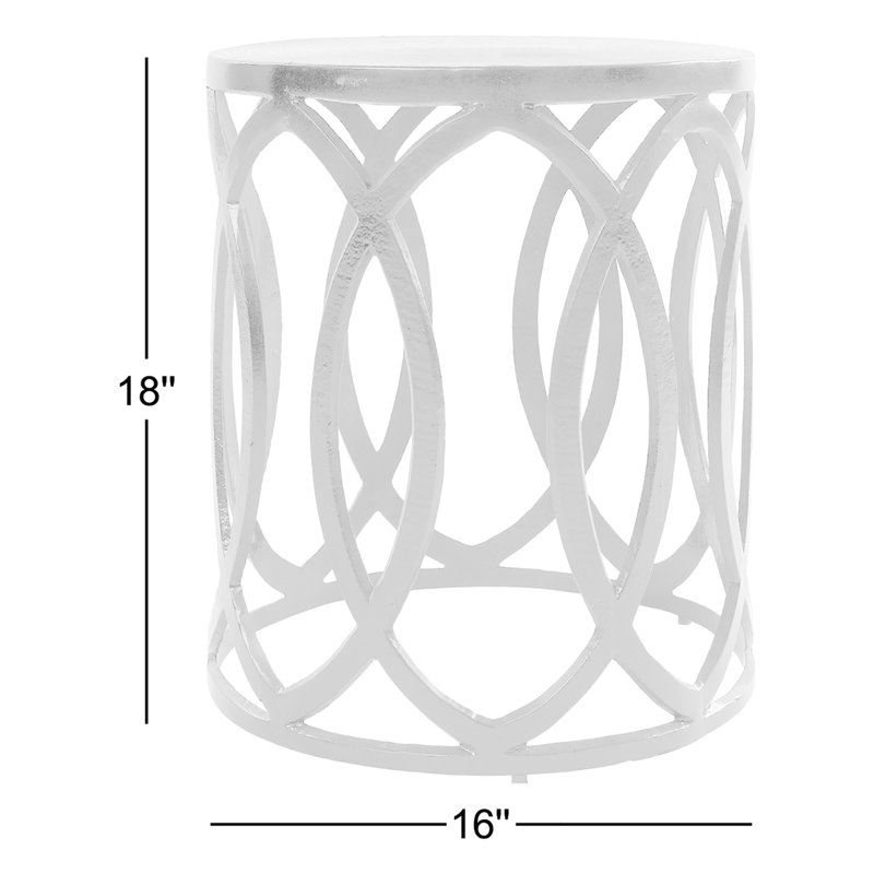 Harnish Modern End Table, Gold