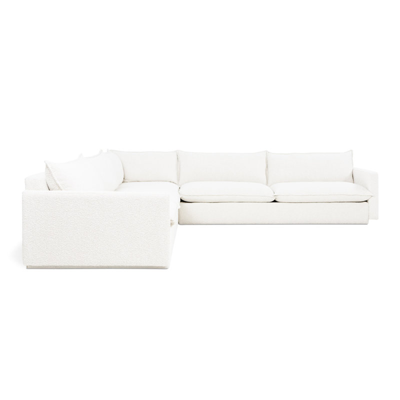 Sola Bi-Sectional, Node Alabaster 100% Polyester
