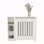 Armoire pour radiateur, 3 tablettes, blanc-130378142