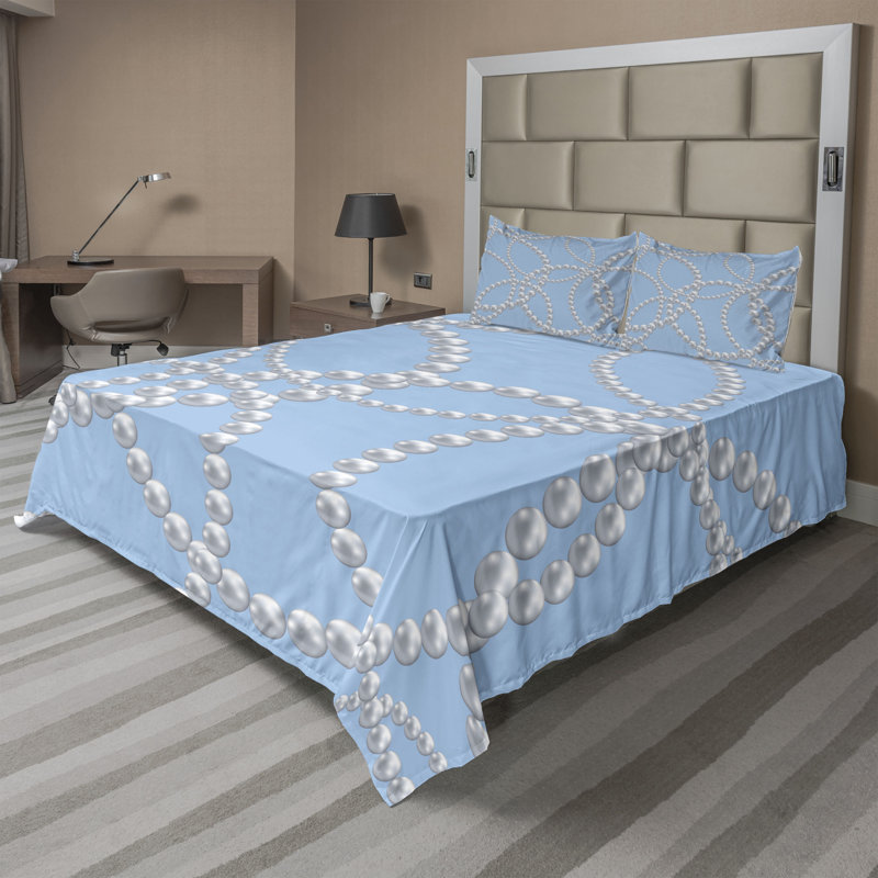 Microfiber Sheet Set, Full Sheet Set with Fitted Sheet and Pillowcase