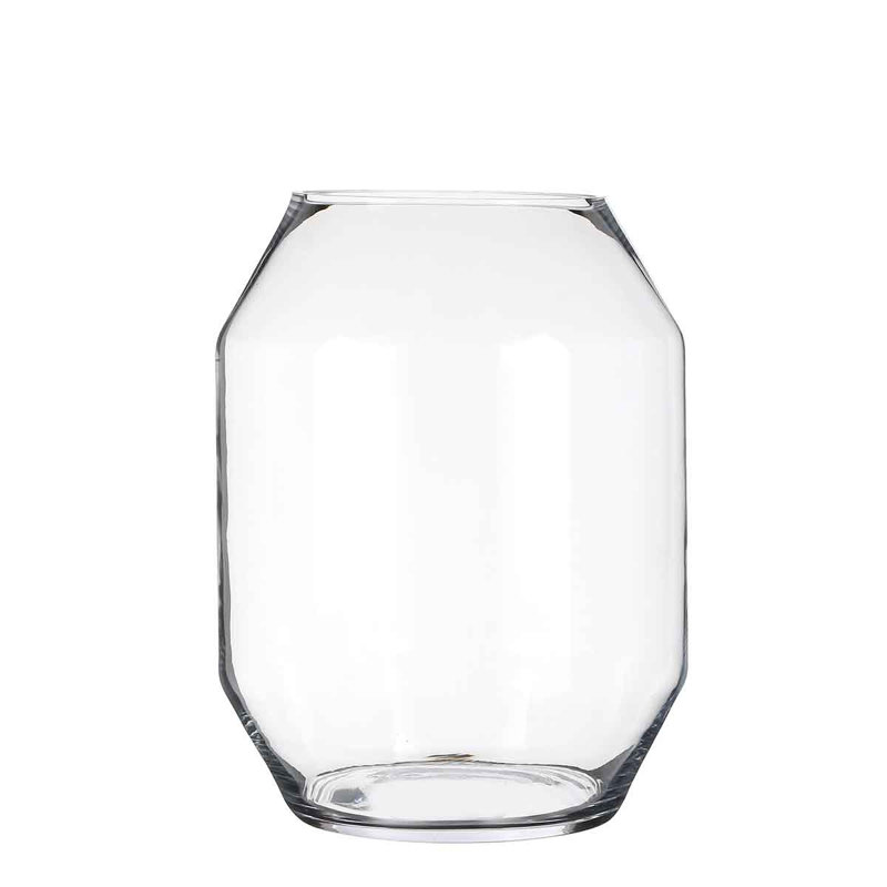Normandy Glass Table Vase, 40cm H x 25cm W x 25cm D