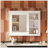 Wall Mounted Medicine Cabinet Mirror 1 Adjustable Shelf