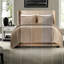 Ensemble de literie en velours King, couvre-lit matelassé taupe pour chambre à coucher - Pièce