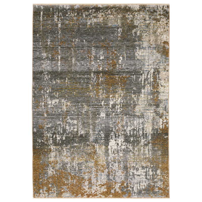 Tahli Abstract Indoor Rug, Rectangle 3'3" x 5'