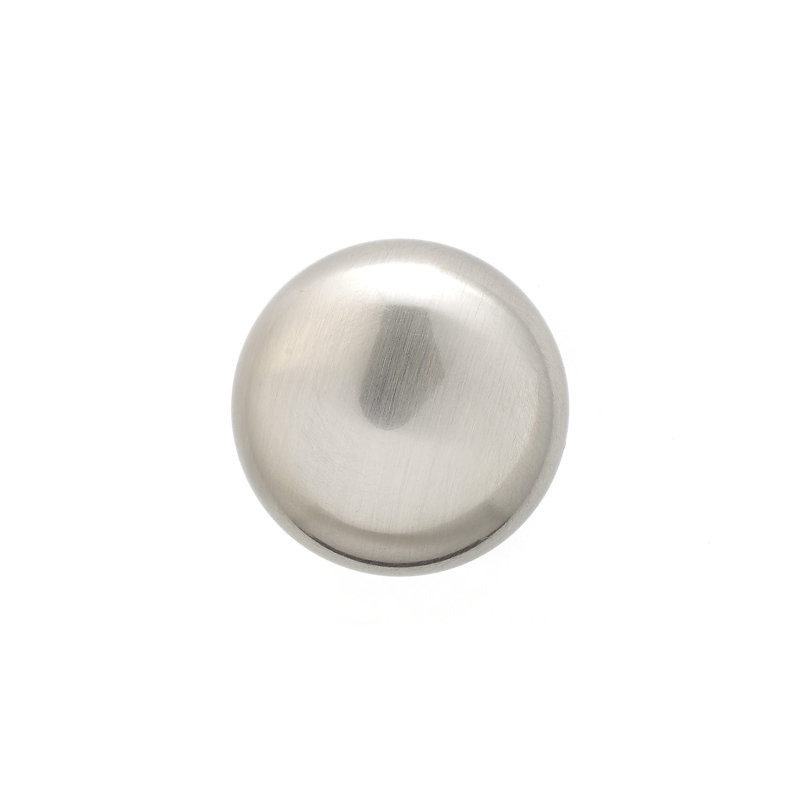 Poignée champignon Expression de 1 1/2 po de diamètre, Nickel brossé