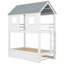 Lit superposé simple avec lit gigogne Braedawn Kids