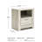 Kahne 23.78'' W Nightstand
