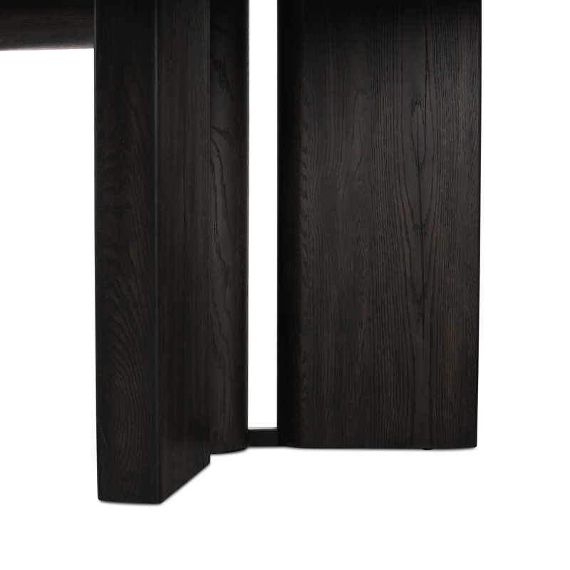 Huxley Dining Table 84"-Smoked Black, Smoked Black Veneer, 30" H x 84" D x 84" W