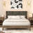 Tevrat Queen Platform Bed with Headboard
