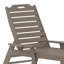 Ensemble Adirondack commercial intérieur et extérieur 3 pièces Merlene avec 2 chaises longues et table d'appoint