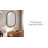 Manresa Wood Oval Mirror