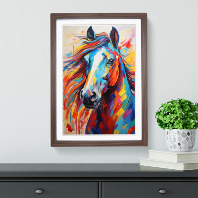 Horse Expressionism - Framed Print