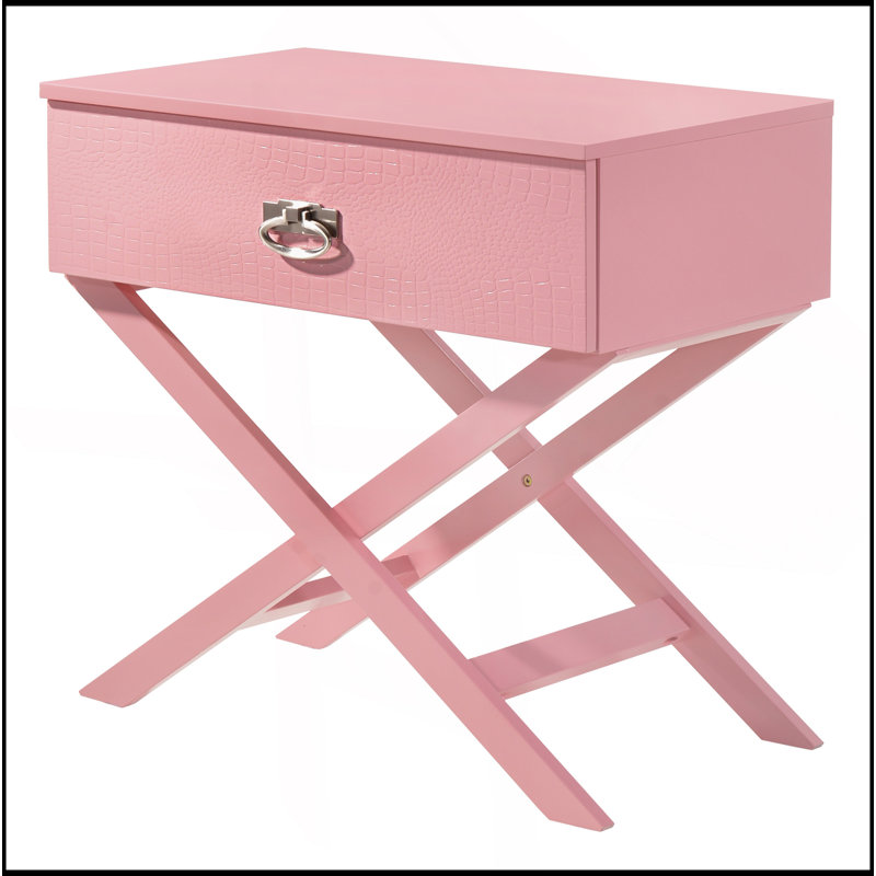 Charming Nightstand For Modern Spaces, Pink