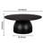 Round End Table with Wood Coffee Table