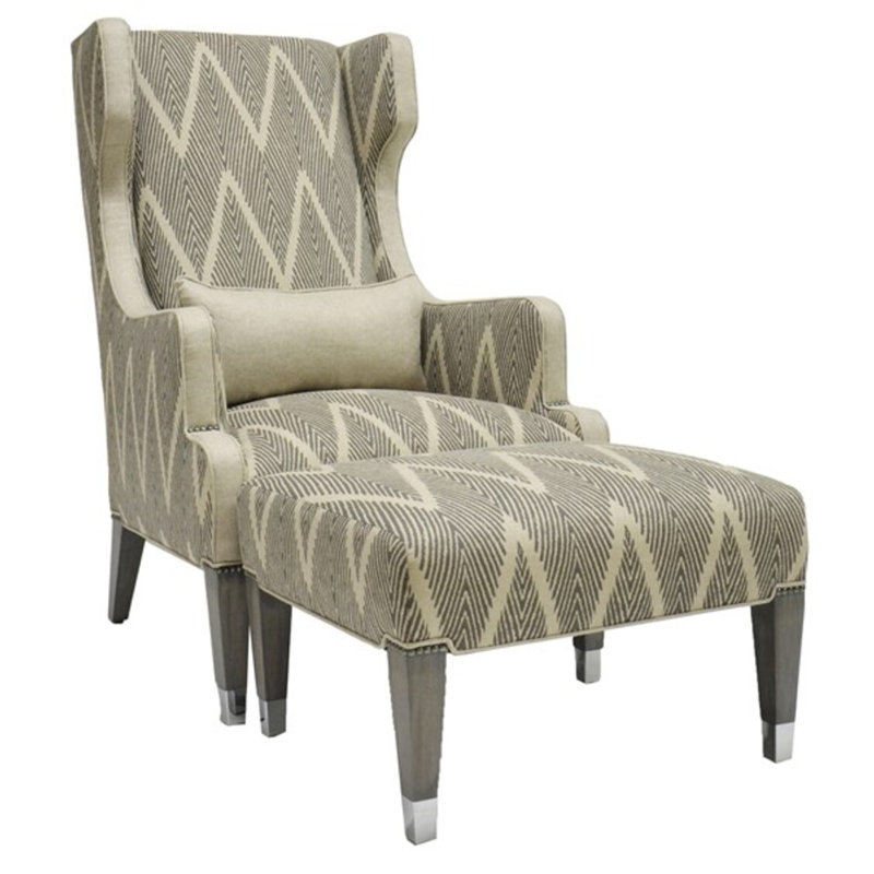 James Street Ottoman, Tuck Graphite, Dove Gray, Yes
