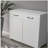 Two door Side Table-White