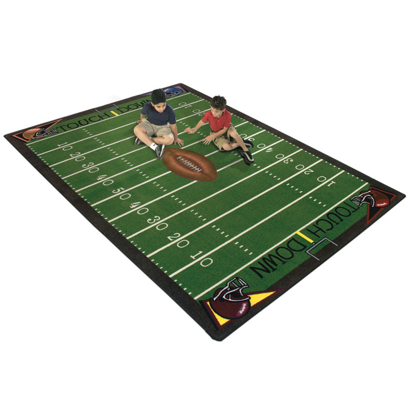 Tapis vert touffeté Sports, Rectangle 5 pi 4 po x 7 pi 8 po