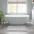1 PCS 20X30" 100% Cotton Tufted 3000 GSM Reversible Bath Rug Grey-414140581