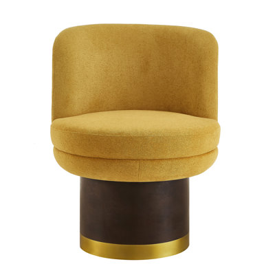 Merrick Modern Chenille 360° Swivel Accent Barrel Chair by NFusion