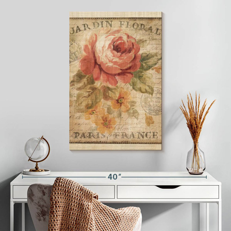 Harnek Parisian Flowers II, H 30 po x l 20 po