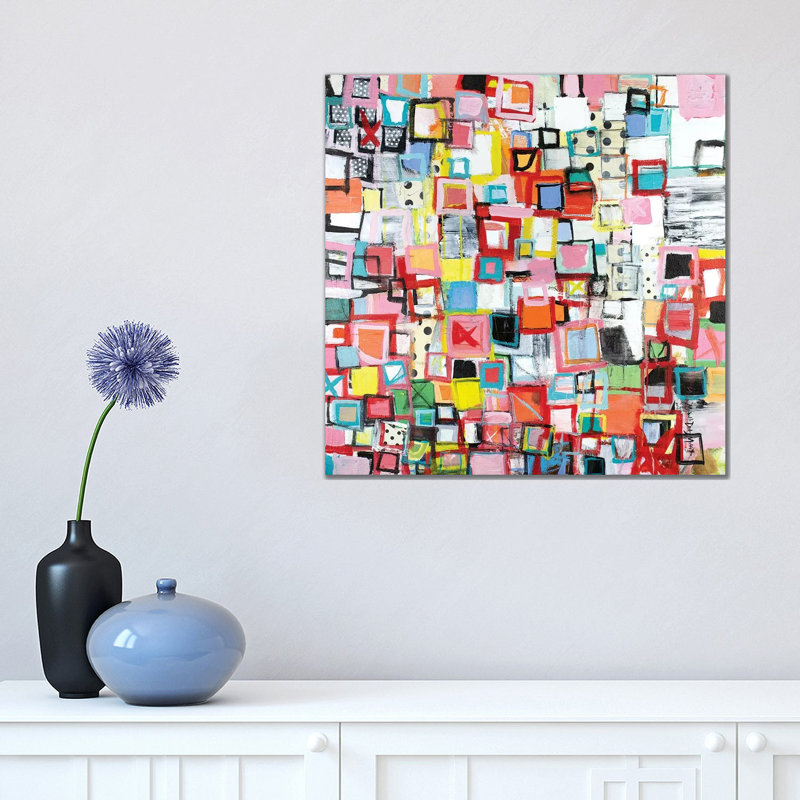 Connected by Michelle Daisley Moffitt - Painting on Canvas, Wrapped Canvas, 45.72cm H x 45.72cm W x 3.81cm D