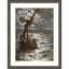 «Jesus marchant sur la mer» par William Brassey, impression d'art mural en bois encadré-638183706