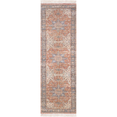 Persian Medallion Tassel Area Rug