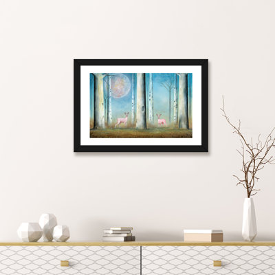 «Chassant la lune» par Neil Thompson - reproduction d'art