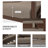 6-Piece Oversized Aluminum Patio Furniture Set–Brown Outdoor Conversation Sofa Set with Coffee Table, Deep Seating, Rust-Proof, All-Weather for Backyard, Deck, Balcony-1936157026