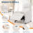 Recliner Chair Living Room Chair Adjustable Power Recliner with Massage & Heat Side Pockets & USB Port-1713121600