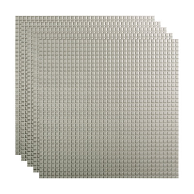 Panneau de plafond carré décoratif en vinyle 2 pi x 2 pi FASÄDE