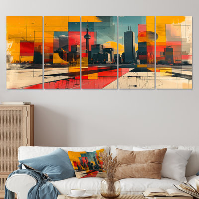 Tiphaine - ensemble d'art sur toile City Toronto