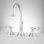 Melanie Widespread Gooseneck Bathroom Faucet with Lever Handles