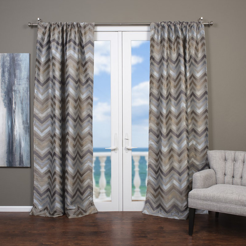 Semi Sheer Curtain Single Panel