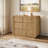 Oversized Solid Wood Nightstand-839072856