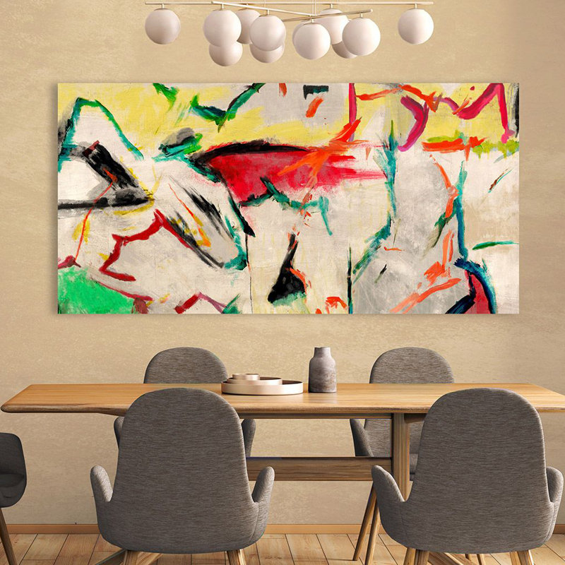 Funky Summer by Roland Caine - Art Prints on Canvas, 50cm H x 100cm W x 4cm D