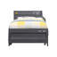 Lit de jour Cargo Gunmetal Finish avec couchette (simple)