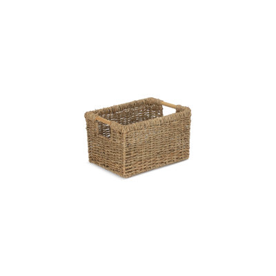 World Menagerie Wicker Nordic Seagrass Storage Basket
