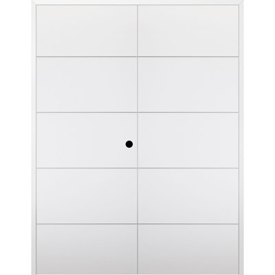 Optima 4H Paneled Manufactured Wood Standard Double Door
