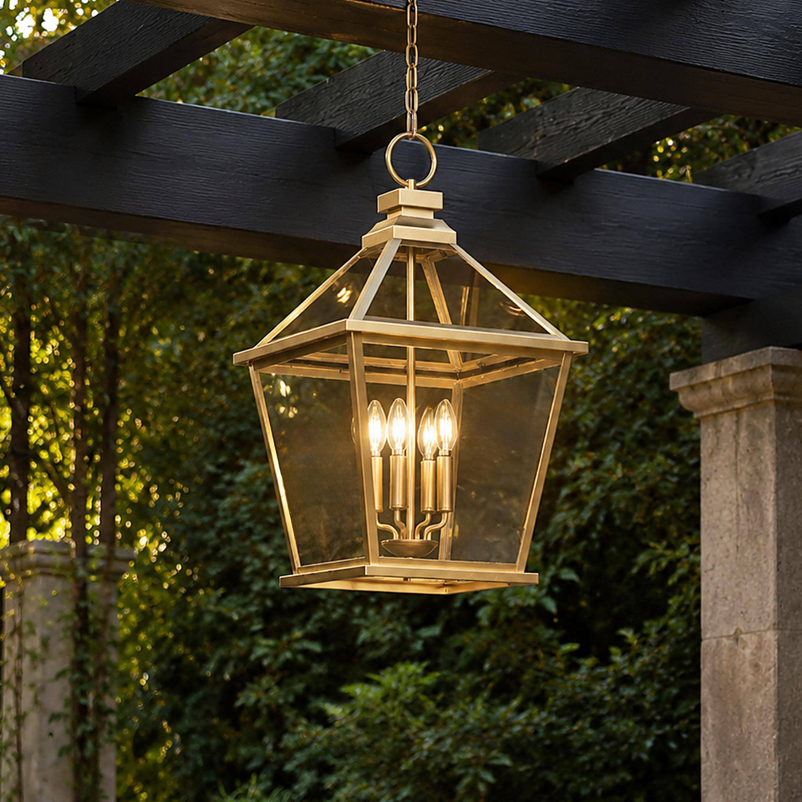 25.8'' Hardwired Outdoor Hanging Light